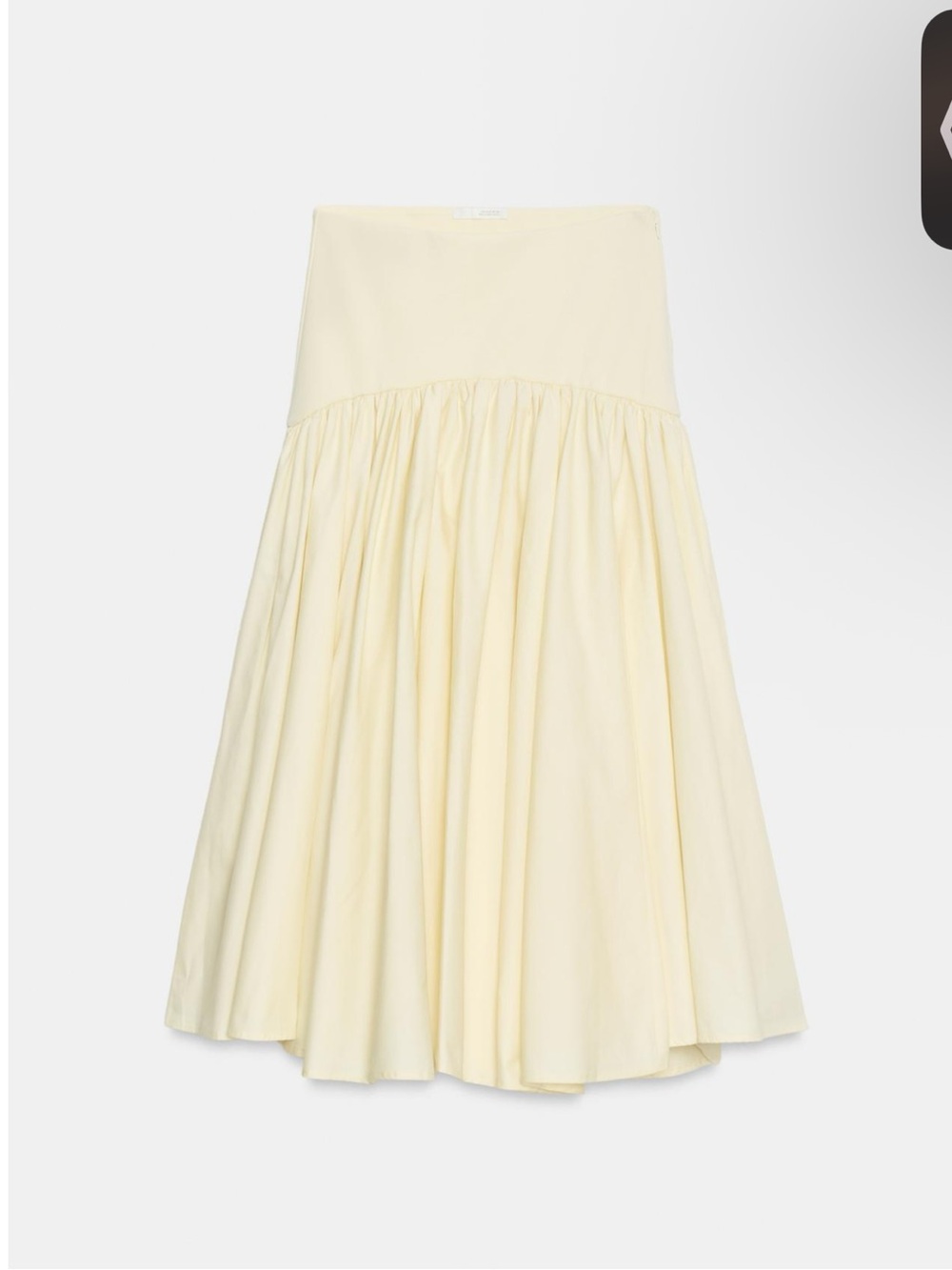 Zara combined interlock skirt